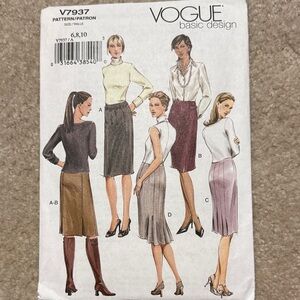 Vogue women's skirt pattern